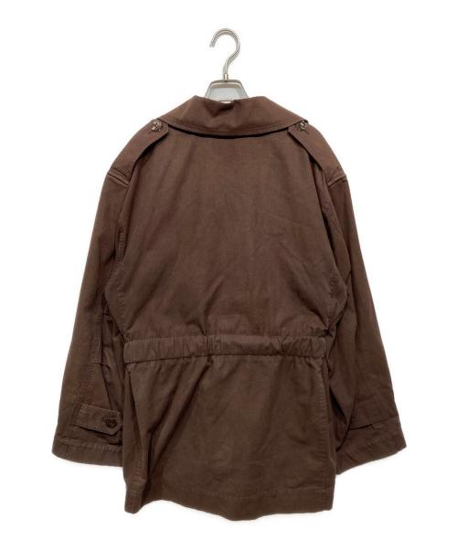 Acne studios（アクネ ストゥディオズ）Acne studios (アクネ ストゥディオズ) Belted Cotton Coat ブラウン サイズ:36の古着・服飾アイテム