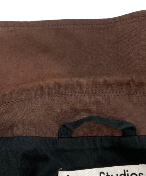 Acne studios（アクネ ストゥディオズ）Acne studios (アクネ ストゥディオズ) Belted Cotton Coat ブラウン サイズ:36の古着・服飾アイテム