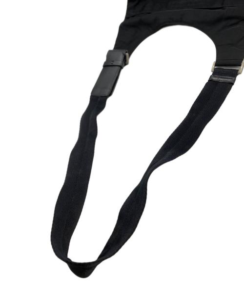 PRADA（プラダ）PRADA (プラダ) トライアングルロゴナイロンショルダーバッグ ブラックの古着・服飾アイテム