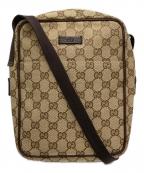 GUCCIグッチ）の古着「GGキャンバスショルダーバッグ」｜ベージュ