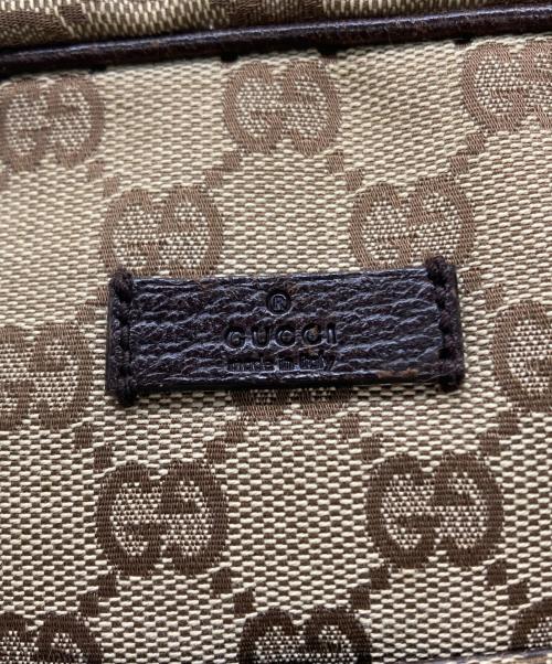 GUCCI（グッチ）GUCCI (グッチ) GGキャンバスショルダーバッグ ベージュの古着・服飾アイテム