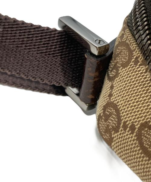 GUCCI（グッチ）GUCCI (グッチ) GGキャンバスショルダーバッグ ベージュの古着・服飾アイテム