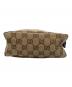中古・古着 GUCCI (グッチ) GGキャンバスショルダーバッグ ベージュ：25000円