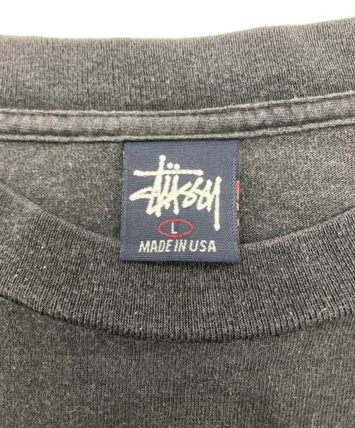 stussy（ステューシー）stussy (ステューシー) SSリンクプリントTシャツ ブラック サイズ:Lの古着・服飾アイテム