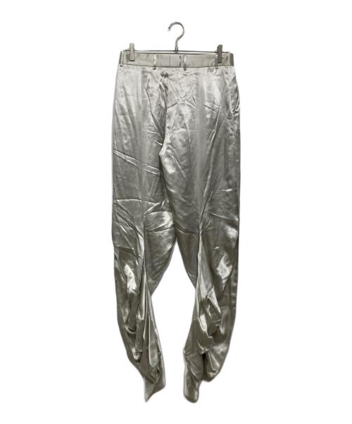 Y/PROJECT（ワイ プロジェクト）Y/PROJECT (ワイ プロジェクト) シルクスラックス グレー サイズ:38の古着・服飾アイテム