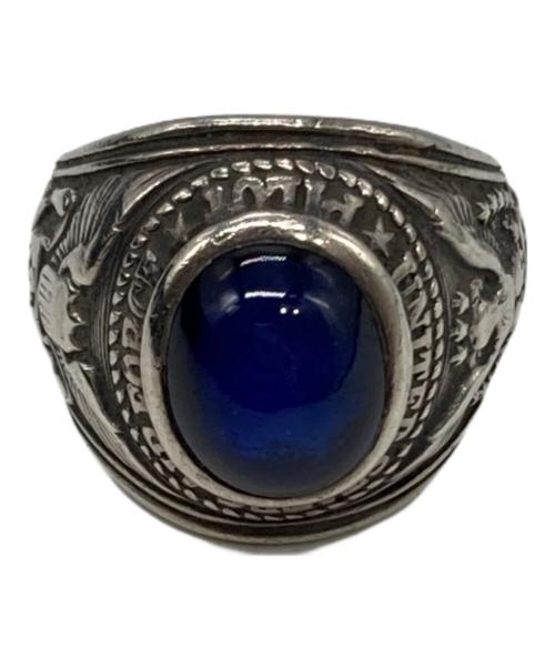 U.S.AIR FORCE（ユーエスエアフォース）U.S.AIR FORCE (ユーエスエアフォース) カレッジリング シルバー サイズ:１６号の古着・服飾アイテム