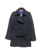 BURBERRY BLUE LABELバーバリー ブルー レーベル）の古着「シングルコート」｜ブラック