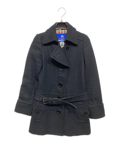 BURBERRY BLUE LABEL（バーバリー ブルー レーベル）BURBERRY BLUE LABEL (バーバリー ブルー レーベル) シングルコート ブラック サイズ:Mの古着・服飾アイテム