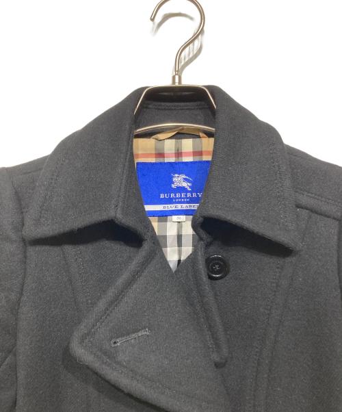 BURBERRY BLUE LABEL（バーバリー ブルー レーベル）BURBERRY BLUE LABEL (バーバリー ブルー レーベル) シングルコート ブラック サイズ:Mの古着・服飾アイテム