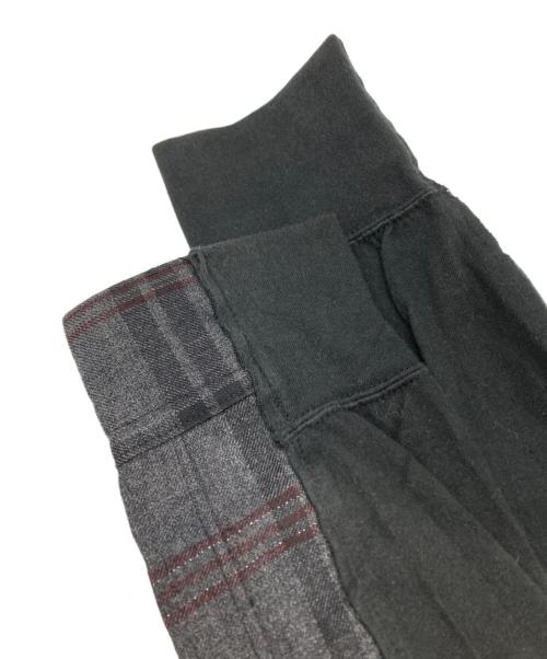 COMME des GARCONS HOMME（コムデギャルソン オム）COMME des GARCONS HOMME (コムデギャルソン オム) 異素材切替カットソー ブラック サイズ:記載なしの古着・服飾アイテム