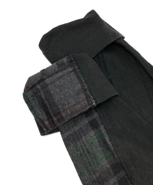 COMME des GARCONS HOMME（コムデギャルソン オム）COMME des GARCONS HOMME (コムデギャルソン オム) 異素材切替カットソー ブラック サイズ:記載なしの古着・服飾アイテム