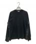 COMME des GARCONS HOMME（コムデギャルソン オム）の古着「異素材切替カットソー」｜ブラック