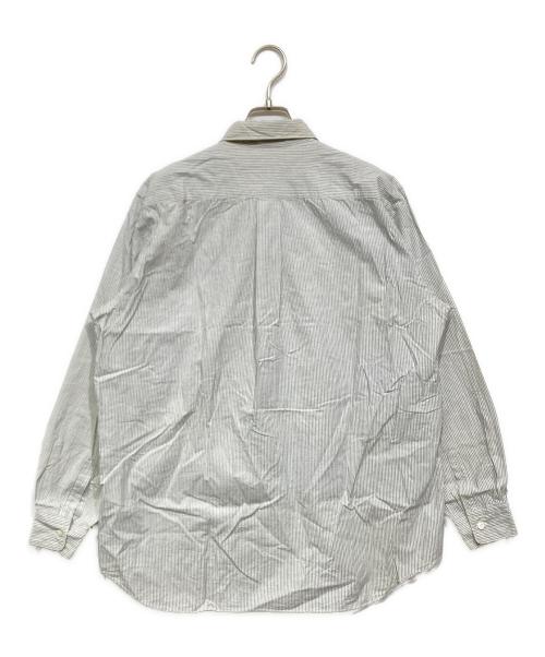 COMME des GARCONS HOMME（コムデギャルソン オム）COMME des GARCONS HOMME (コムデギャルソン オム) ラメストライプシャツ ネイビー サイズ:記載なしの古着・服飾アイテム