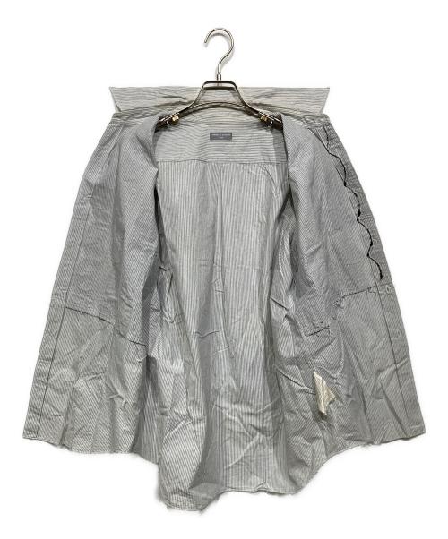 COMME des GARCONS HOMME（コムデギャルソン オム）COMME des GARCONS HOMME (コムデギャルソン オム) ラメストライプシャツ ネイビー サイズ:記載なしの古着・服飾アイテム