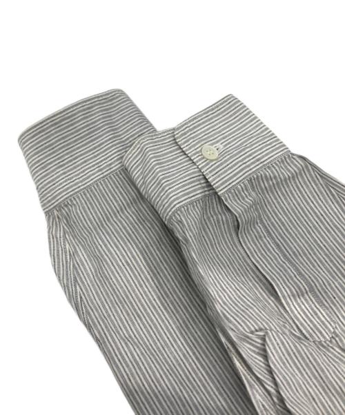 COMME des GARCONS HOMME（コムデギャルソン オム）COMME des GARCONS HOMME (コムデギャルソン オム) ラメストライプシャツ ネイビー サイズ:記載なしの古着・服飾アイテム