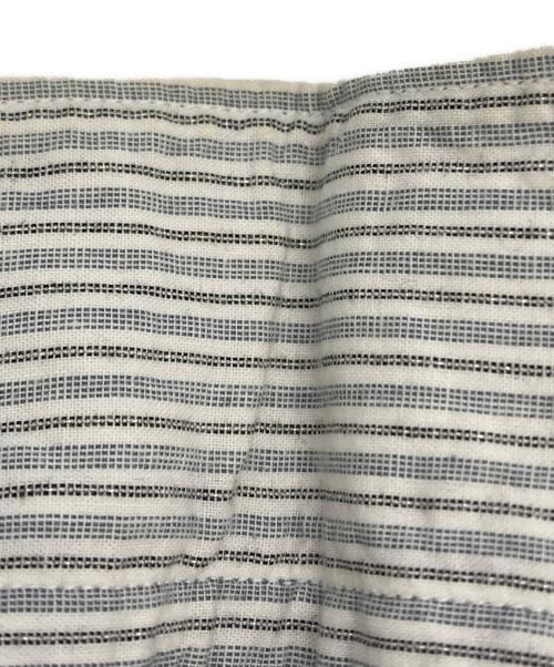 COMME des GARCONS HOMME（コムデギャルソン オム）COMME des GARCONS HOMME (コムデギャルソン オム) ラメストライプシャツ ネイビー サイズ:記載なしの古着・服飾アイテム