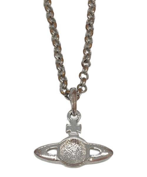 Vivienne Westwood（ヴィヴィアンウエストウッド）Vivienne Westwood (ヴィヴィアンウエストウッド) エナメルオーブネックレス シルバーの古着・服飾アイテム