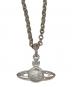Vivienne Westwood (ヴィヴィアンウエストウッド) エナメルオーブネックレス シルバー：12000円