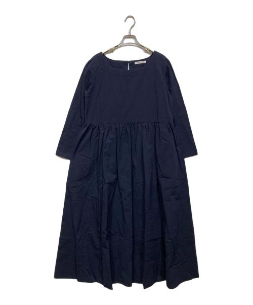 house of lotus（ハウスオブロータス）house of lotus (ハウスオブロータス) リネンブレンドワンピース ネイビー サイズ:Mの古着・服飾アイテム