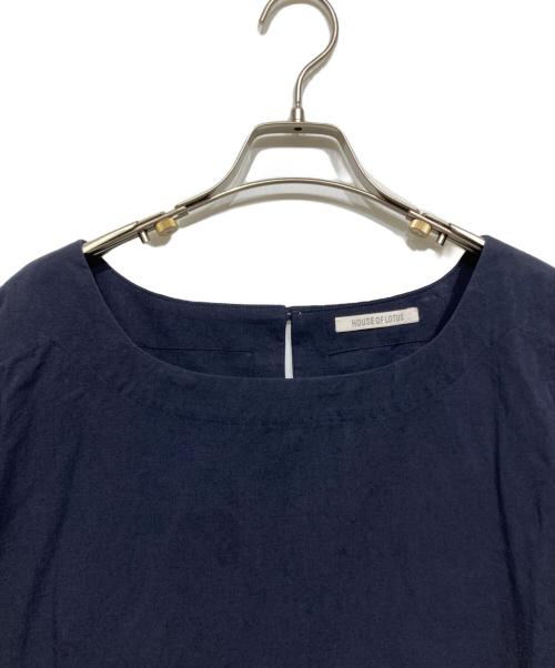house of lotus（ハウスオブロータス）house of lotus (ハウスオブロータス) リネンブレンドワンピース ネイビー サイズ:Mの古着・服飾アイテム