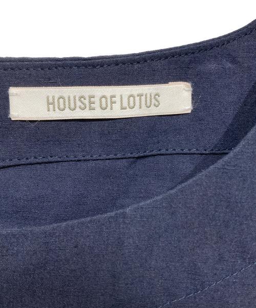 house of lotus（ハウスオブロータス）house of lotus (ハウスオブロータス) リネンブレンドワンピース ネイビー サイズ:Mの古着・服飾アイテム