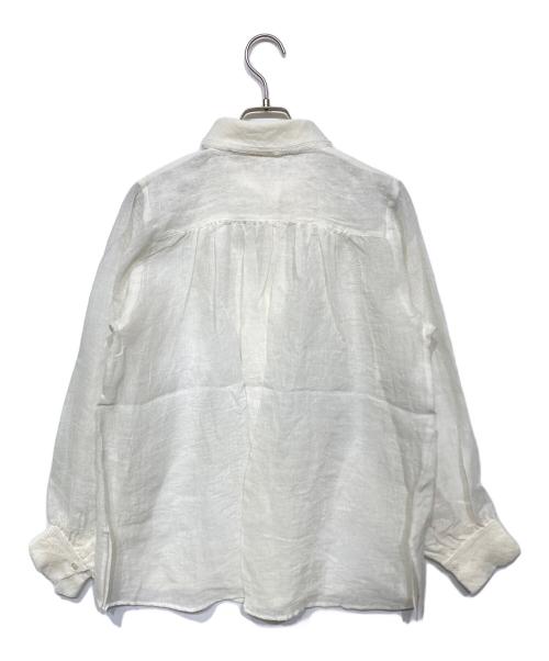 yunahica（ユナヒカ）yunahica (ユナヒカ) リネンブラウス アイボリー サイズ:1の古着・服飾アイテム