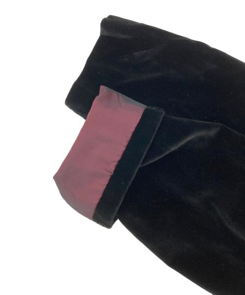 Yves Saint Laurent（イヴサンローラン）Yves Saint Laurent (イヴサンローラン) ベロアセットアップ ブラック サイズ:Mの古着・服飾アイテム