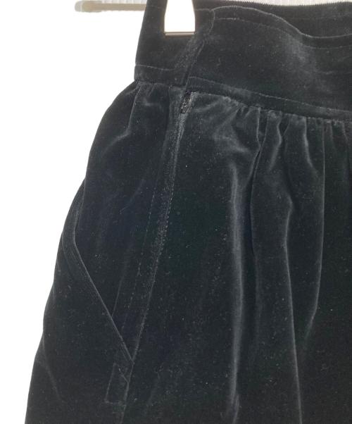 Yves Saint Laurent（イヴサンローラン）Yves Saint Laurent (イヴサンローラン) ベロアセットアップ ブラック サイズ:Mの古着・服飾アイテム