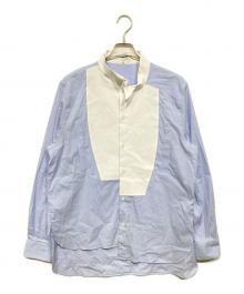LOEWE（ロエベ）の古着「バイカラーシャツ」｜スカイブルー×ホワイト