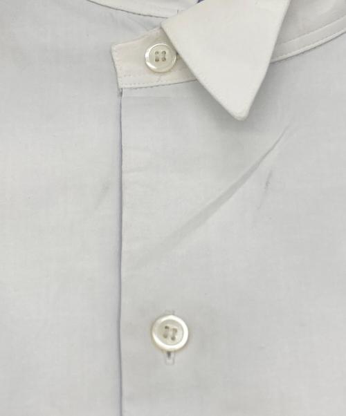 LOEWE（ロエベ）LOEWE (ロエベ) バイカラーシャツ スカイブルー×ホワイト サイズ:Lの古着・服飾アイテム