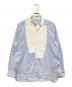 LOEWE（ロエベ）の古着「バイカラーシャツ」｜スカイブルー×ホワイト