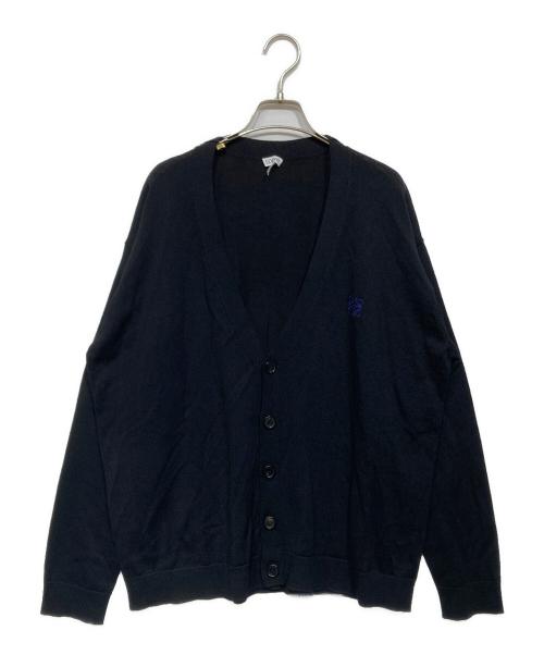 LOEWE（ロエベ）LOEWE (ロエベ) アナグラム刺繍カーディガン ブラック サイズ:Lの古着・服飾アイテム