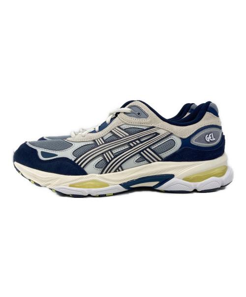 asics（アシックス）asics (アシックス) GEL-NYC 2.0 スニーカー ホワイト×ネイビー サイズ:28.5㎝の古着・服飾アイテム