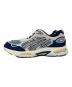 asics (アシックス) GEL-NYC 2.0 スニーカー ホワイト×ネイビー サイズ:28.5㎝：12000円