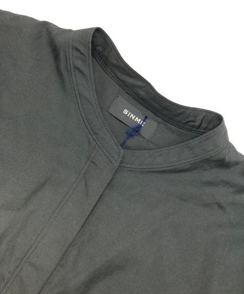 SINME（シンメ）SINME (シンメ) BIG SILHOUETTE SHIRT ブラック サイズ:Mの古着・服飾アイテム
