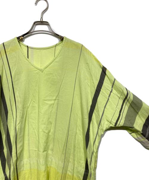 tamaki niime（タマキ ニイメ）tamaki niime (タマキ ニイメ) コットンワンピース イエロー サイズ:記載なしの古着・服飾アイテム