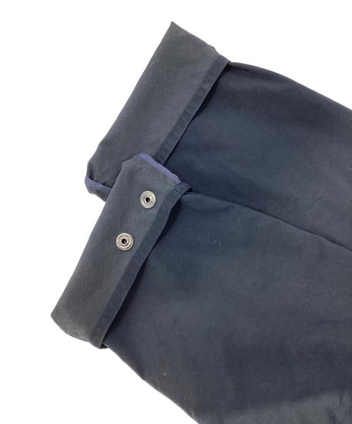 Barbour（バブアー）Barbour (バブアー) JOURNAL STANDARD (ジャーナルスタンダード) 別注 BURGHLEY ロングコート ネイビー×ブラック サイズ:34の古着・服飾アイテム