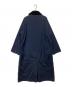 Barbour (バブアー) JOURNAL STANDARD (ジャーナルスタンダード) 別注 BURGHLEY ロングコート ネイビー×ブラック サイズ:34：25000円