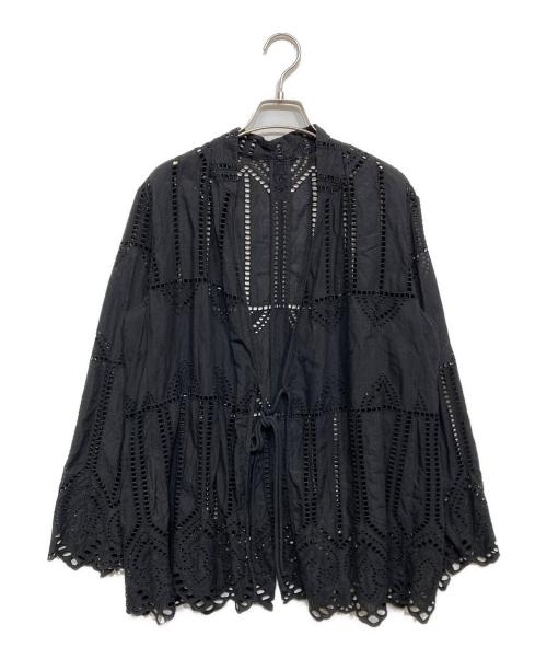 R'IAM（リアム）R'IAM (リアム) レースジャケット ブラック サイズ:38の古着・服飾アイテム