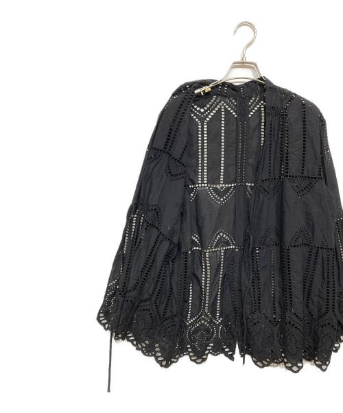 R'IAM（リアム）R'IAM (リアム) レースジャケット ブラック サイズ:38の古着・服飾アイテム