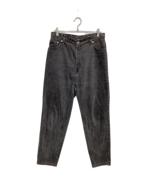 LEVI'S（リーバイス）LEVI'S (リーバイス) 550 後染めブラックデニムパンツ ブラック サイズ:Mの古着・服飾アイテム