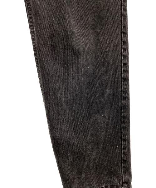LEVI'S（リーバイス）LEVI'S (リーバイス) 550 後染めブラックデニムパンツ ブラック サイズ:Mの古着・服飾アイテム