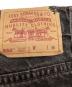 中古・古着 LEVI'S (リーバイス) 550 後染めブラックデニムパンツ ブラック サイズ:M：10000円