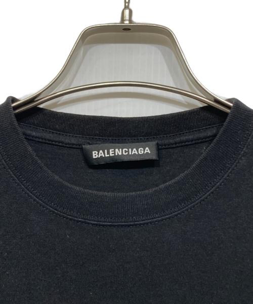 BALENCIAGA（バレンシアガ）BALENCIAGA (バレンシアガ) ロゴプリントTシャツ ブラック サイズ:XSの古着・服飾アイテム