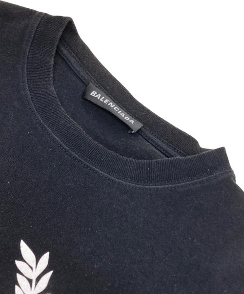 BALENCIAGA（バレンシアガ）BALENCIAGA (バレンシアガ) ロゴプリントTシャツ ブラック サイズ:XSの古着・服飾アイテム