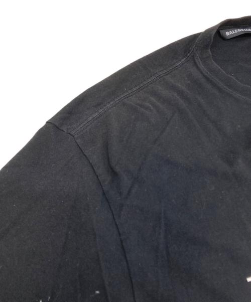 BALENCIAGA（バレンシアガ）BALENCIAGA (バレンシアガ) ロゴプリントTシャツ ブラック サイズ:XSの古着・服飾アイテム