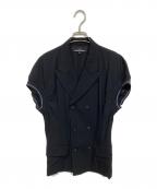 tricot COMME des GARCONSトリココムデギャルソン）の古着「ノースリーブジャケット」｜ブラック