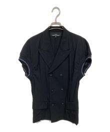 tricot COMME des GARCONS（トリココムデギャルソン）の古着「ノースリーブジャケット」｜ブラック