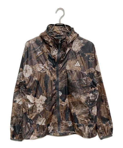 NIKE ACG（ナイキエーシージー）NIKE ACG (ナイキエーシージー) WNDPRF CNDR CN AO HOODIE JACKET ブラウン サイズ:Mの古着・服飾アイテム