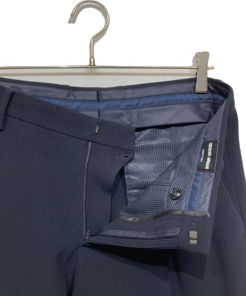 GIORGIO ARMANI（ジョルジョアルマーニ）GIORGIO ARMANI (ジョルジョアルマーニ) プリーツセットアップ ネイビー サイズ:48の古着・服飾アイテム